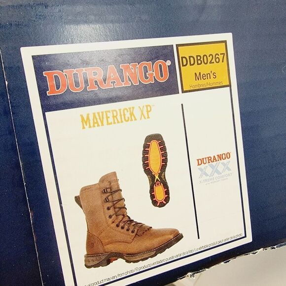 NWT DURANGO Men’s 8” Russet Waterproof Maverick XP Lacer Boot Size 11.5